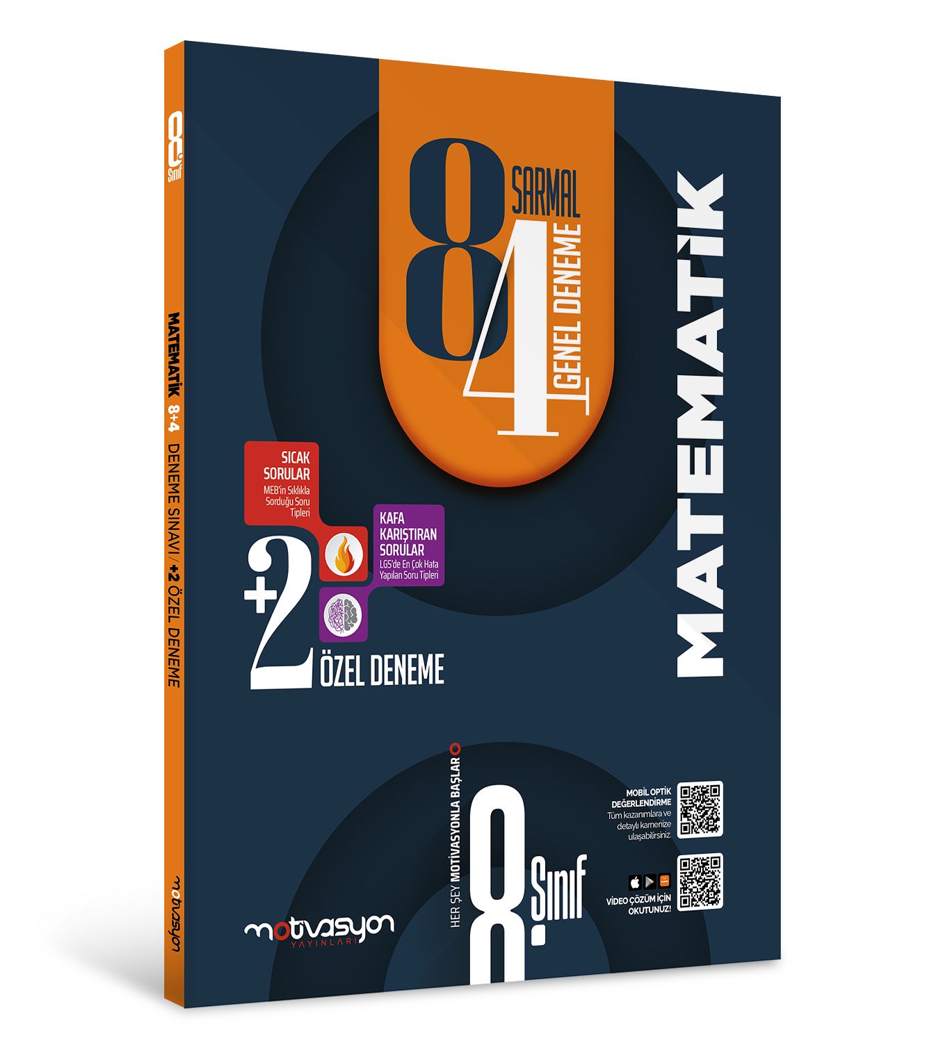 LGS MATEMATİK DENEMELERİ (8 Sarmal-4 Genel+2 Özel Deneme)