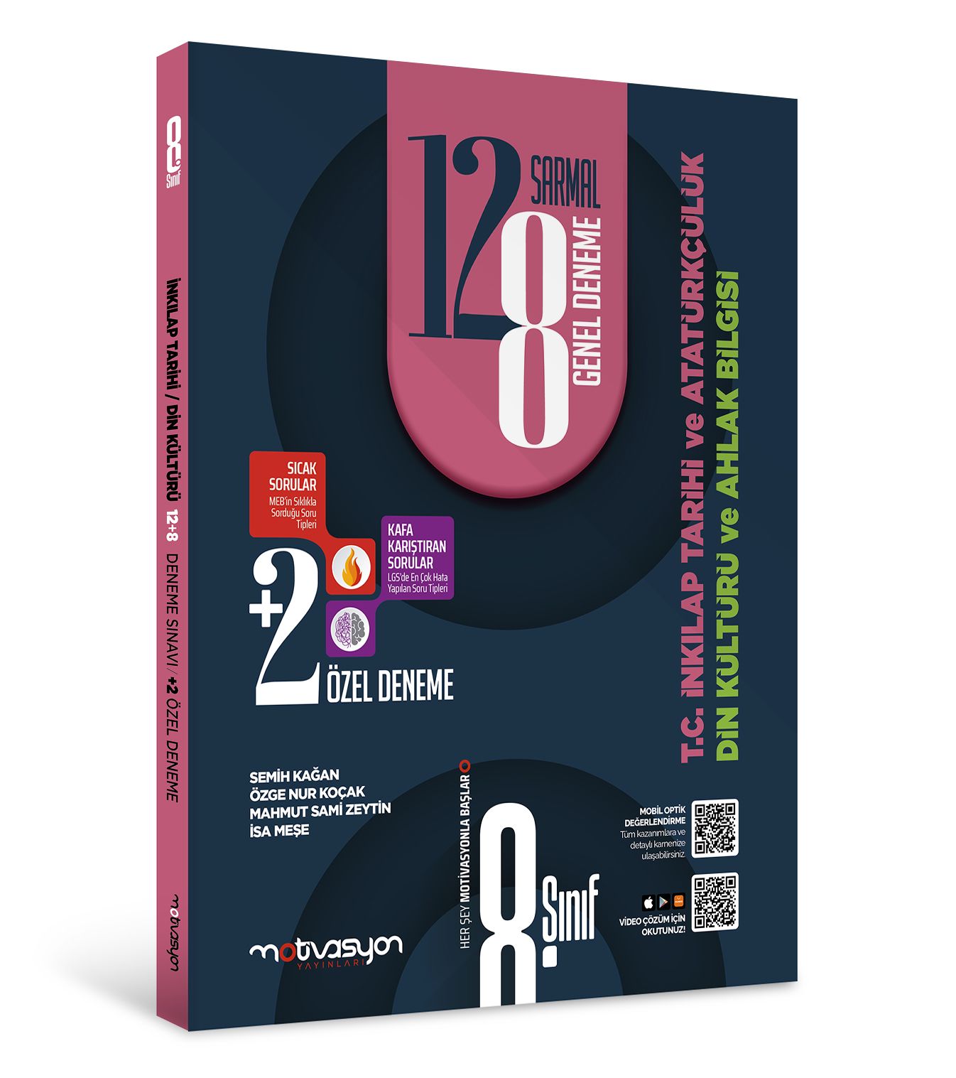 LGS İNKILAP TARİHİ/DİN KÜLTÜRÜ DENEMELERİ (8 Sarmal-4 Genel+2 Özel Deneme)